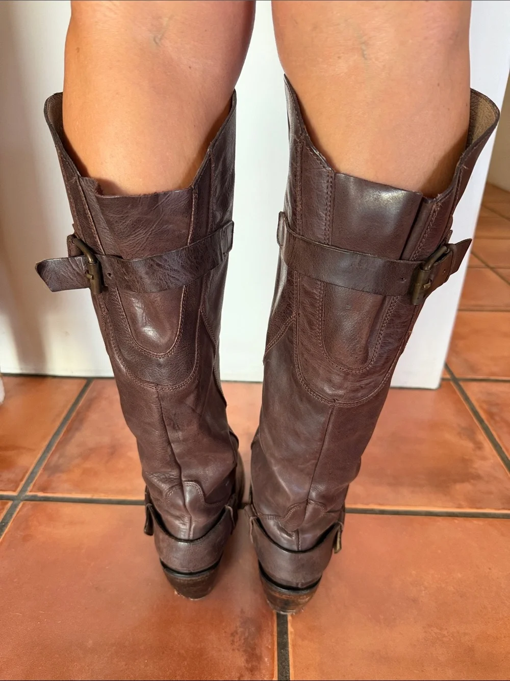 Dolce Vita Tall Brown Leather Over-the-Knee Boots
